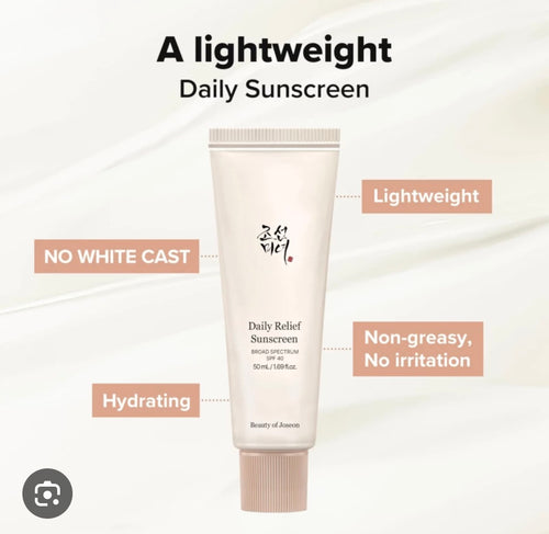 Beauty of Joseon Relief Sun Rice + Probiotics Sunscreen SPF50+ PA++++