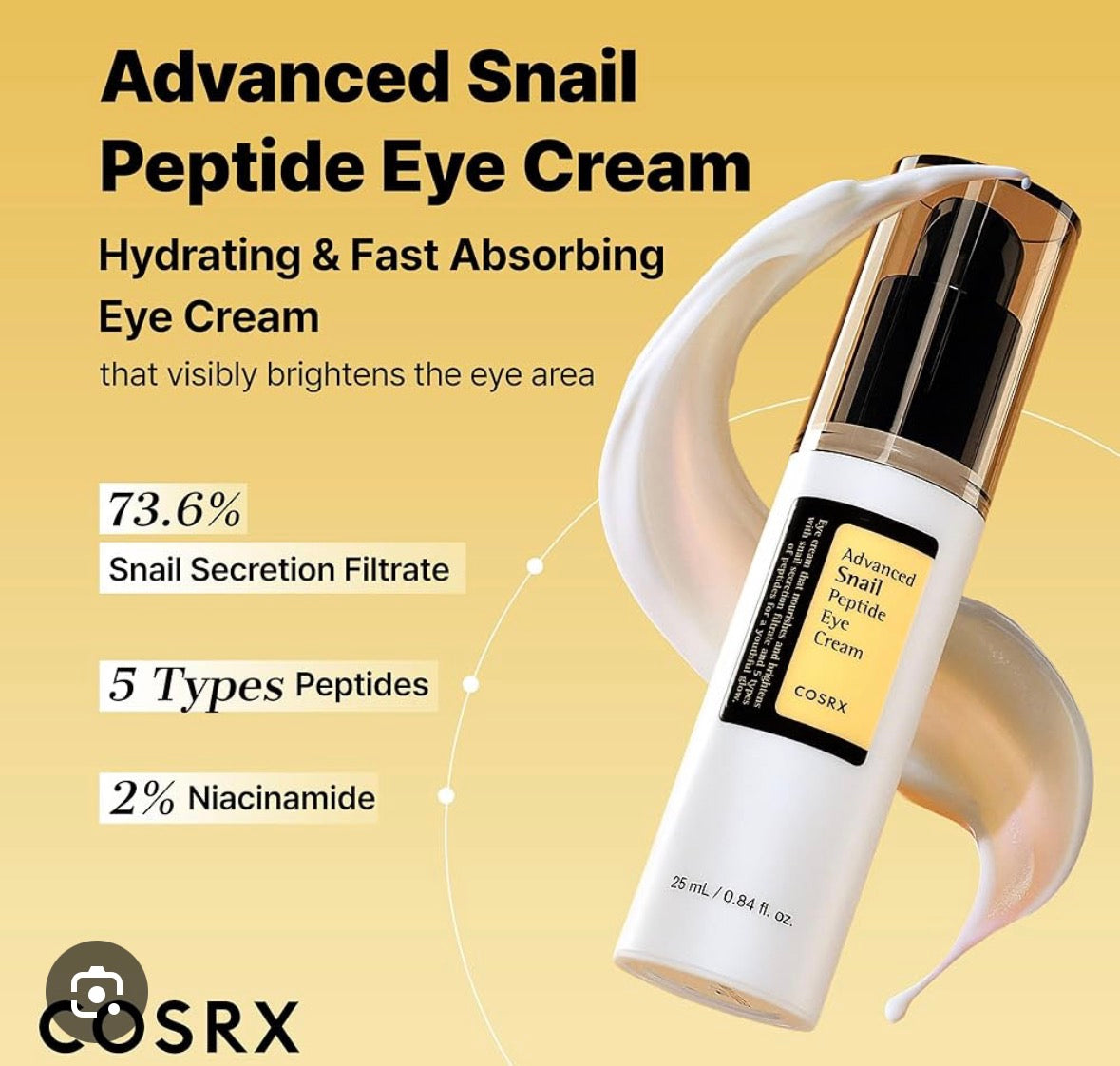 COSRX Advance Snail Peptide Eye Cream 25ml