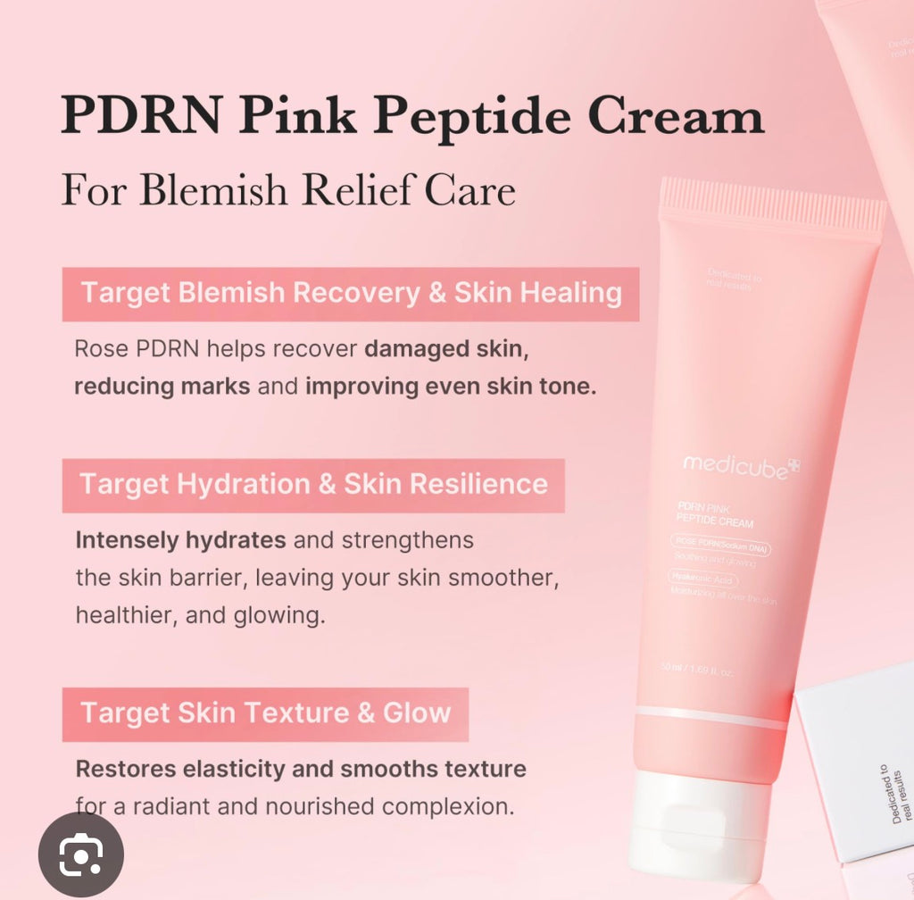 Medicube - PDRN Pink hyaluronic moisturizing cream,50ml.
