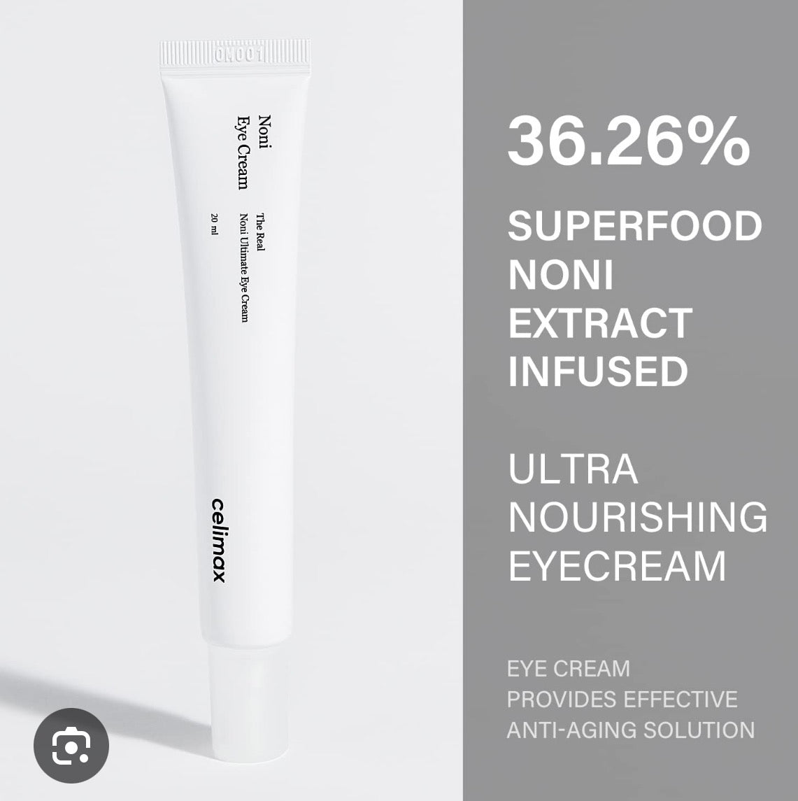 Celimax The Real Noni Ultimate Eye Cream 20ml – Nourishing & Revitalizing Eye Care