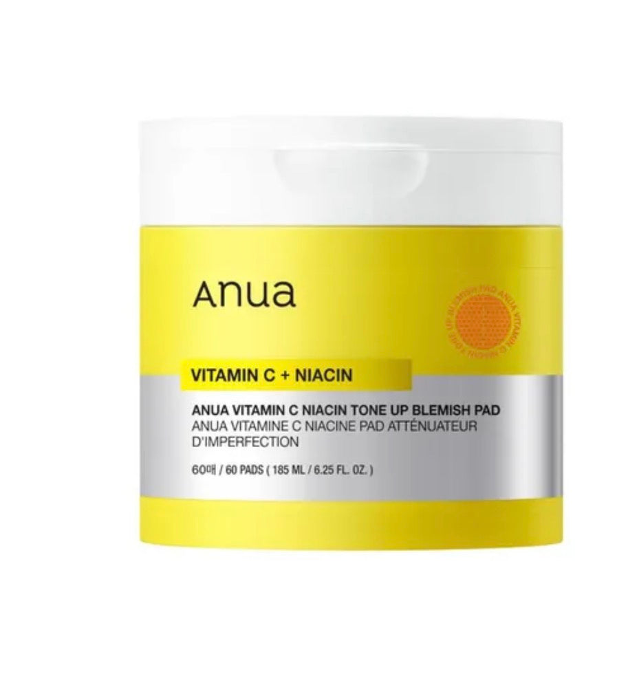 Anua – Vitamin C+ Niacin Tone Up Blemish Pad, 185ml x 60ea