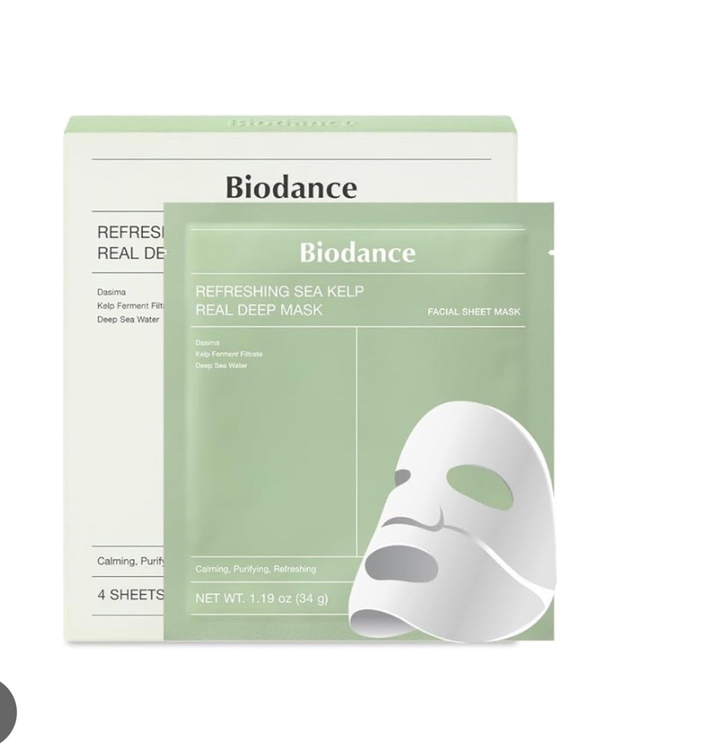 Biodance Refreshing Sea Kelp Real Deep Face Mask 34g