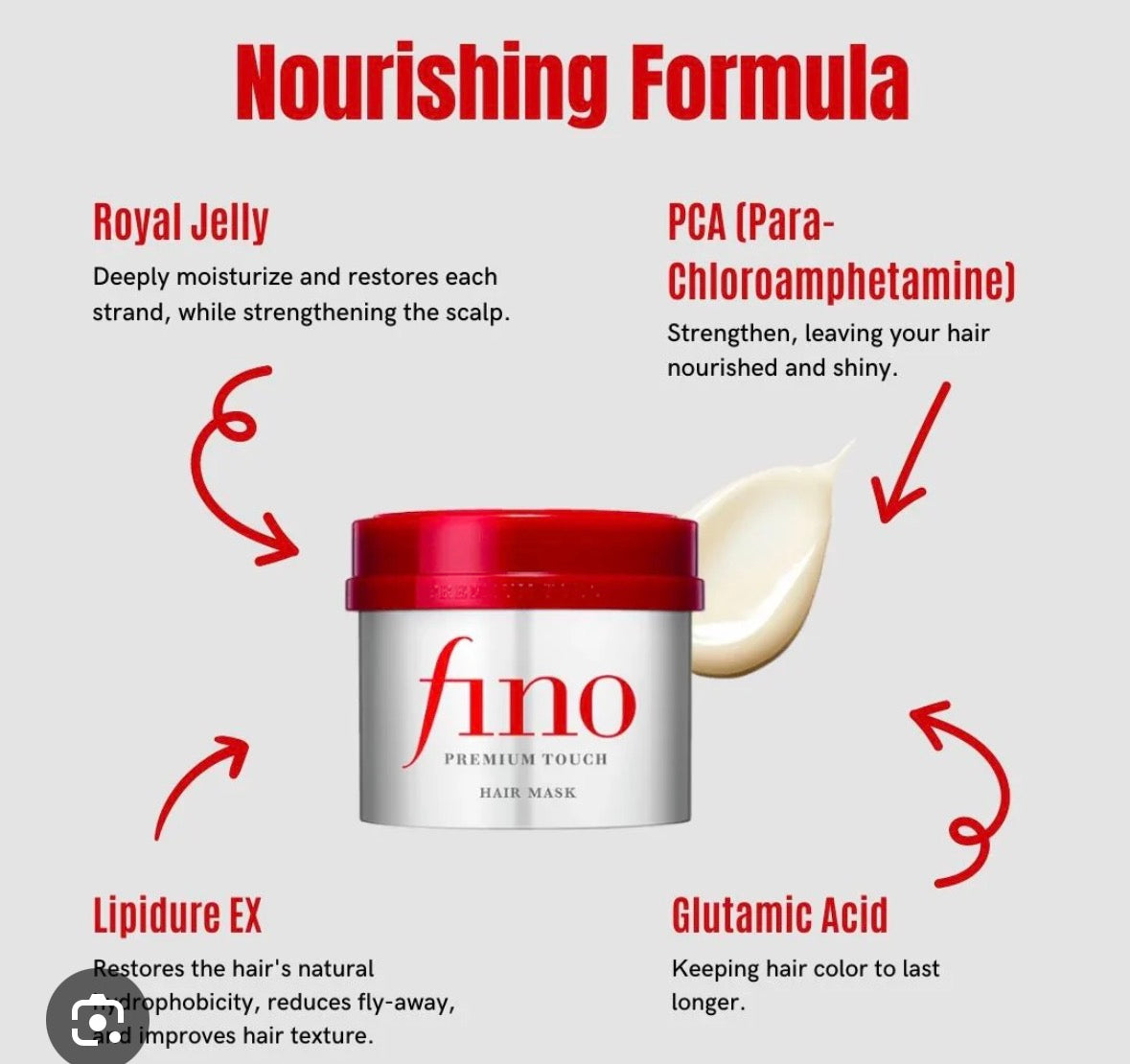 Fino Hair Mask Premium Touch 230g – Deep Nourishing & Repairing Hair Treatment