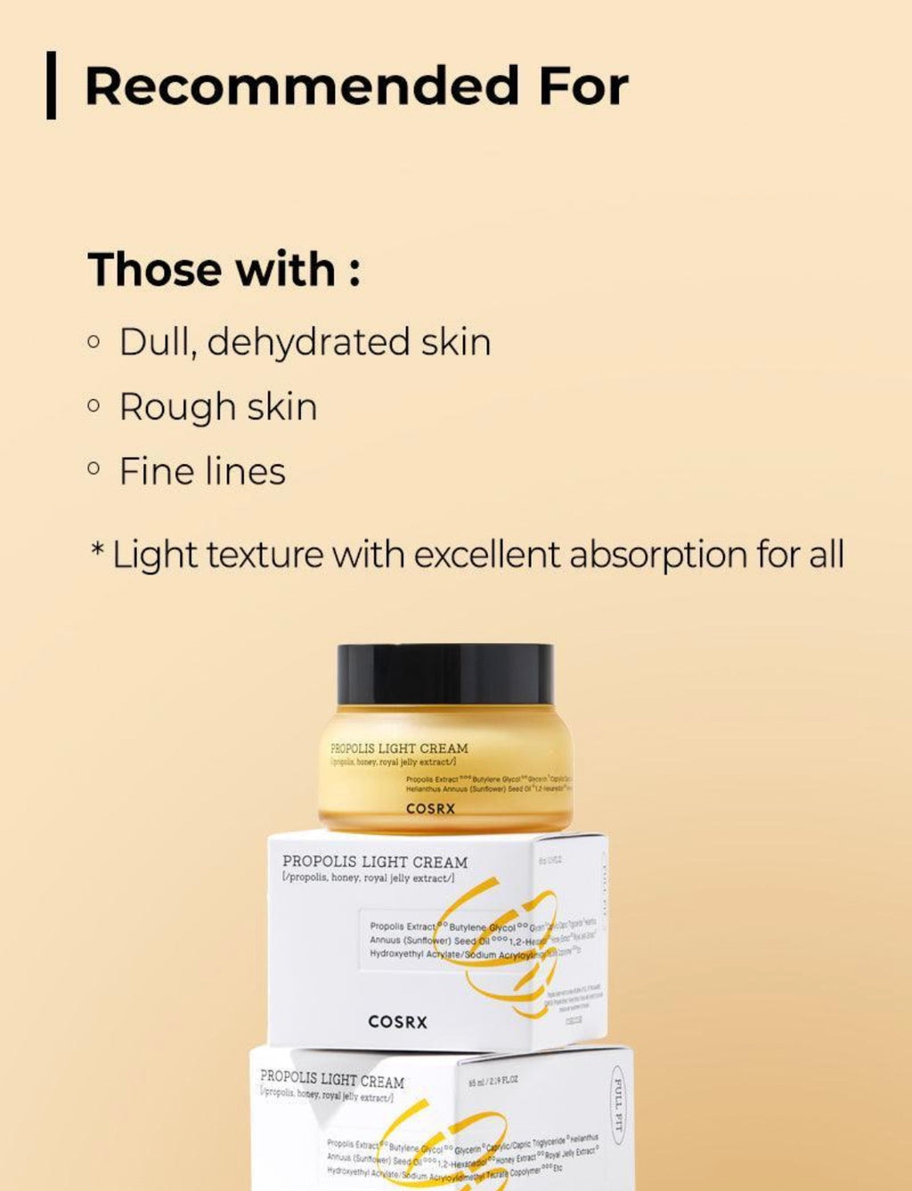 COSRX Full Fit Propolis Light Cream 65ml