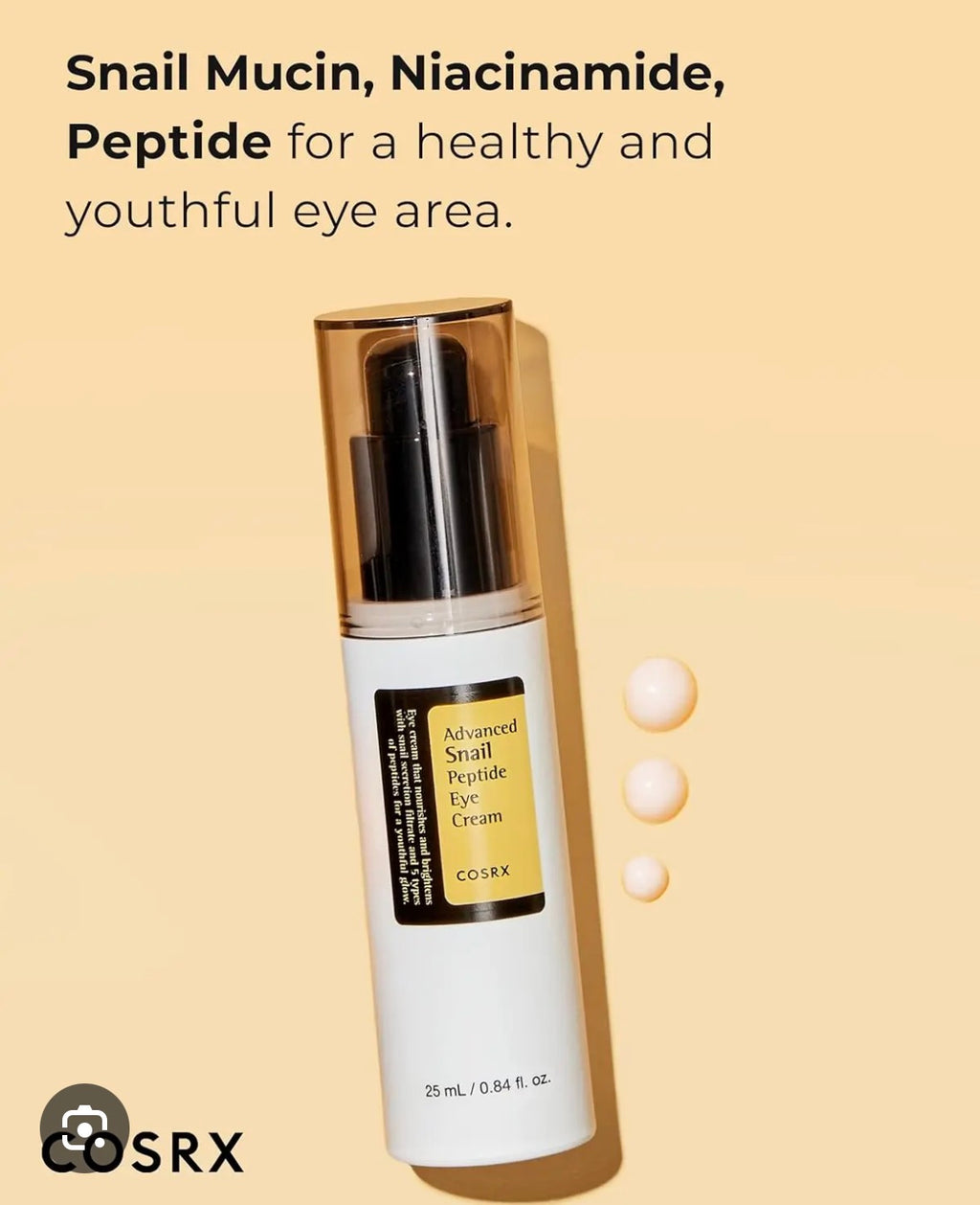 COSRX Advance Snail Peptide Eye Cream 25ml