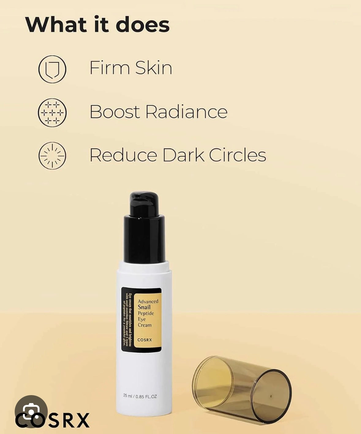 COSRX Advance Snail Peptide Eye Cream 25ml