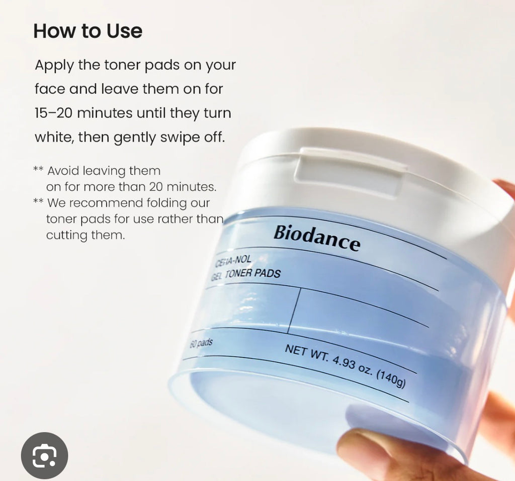 Biodance Cera Nol Gel Toner Pad (60 Pads)
