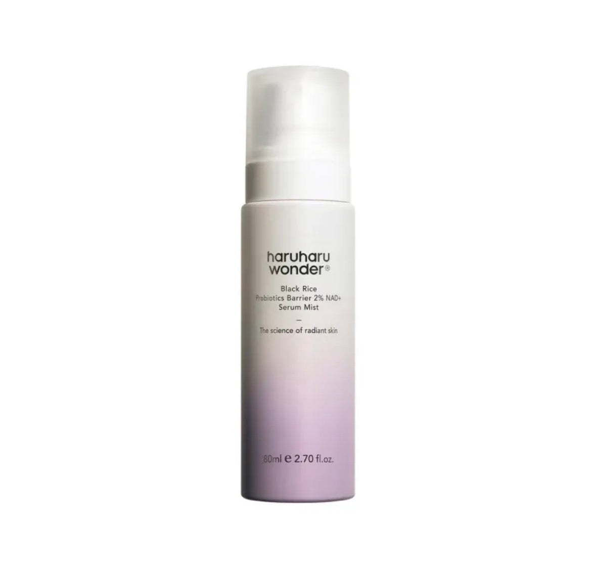 Haru Haru Wonder Black Rice Probiotics Barrier 2% NAD+ Serum Mist 80ml
