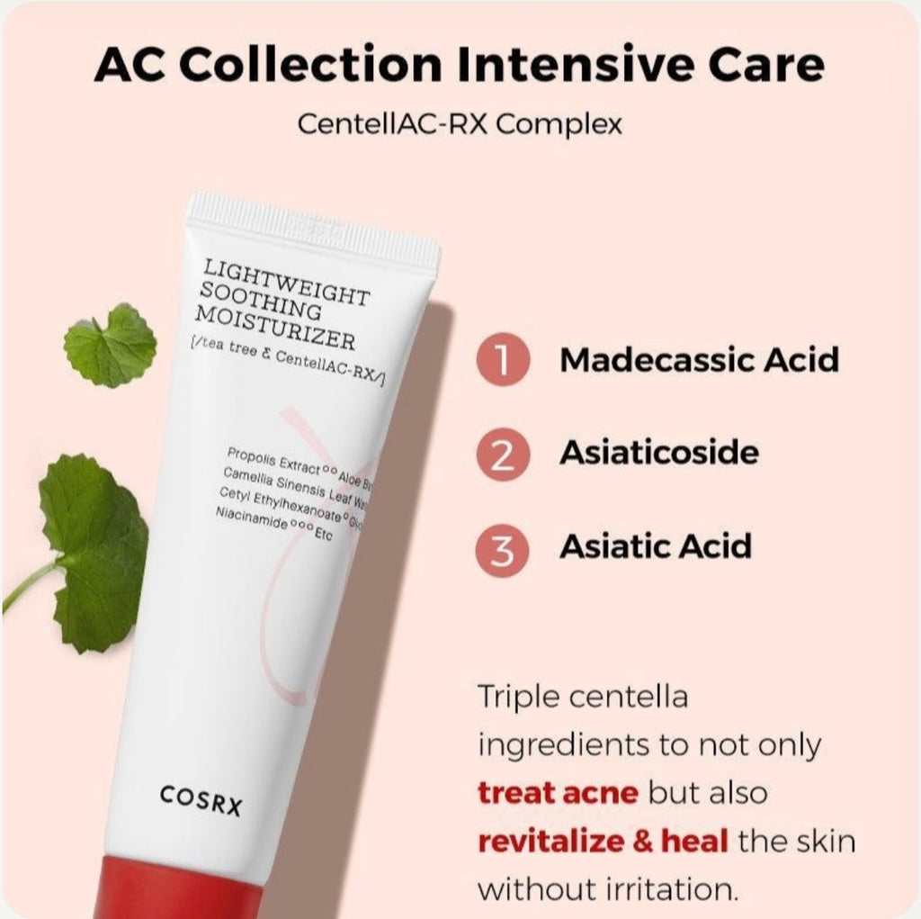 COSRX AC Collection Lightweight Soothing Moisturizer 80ml