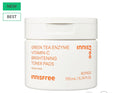 "Innisfree Vitamin C Green Tea Brightening Pad 170ml,"