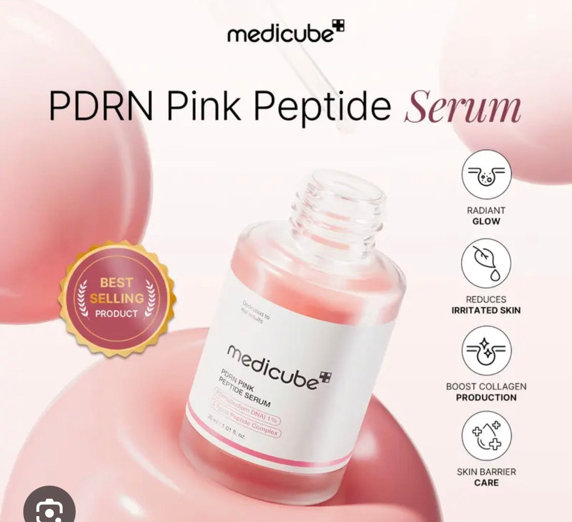 Medicube PDRN Pink Peptide Serum 30ml