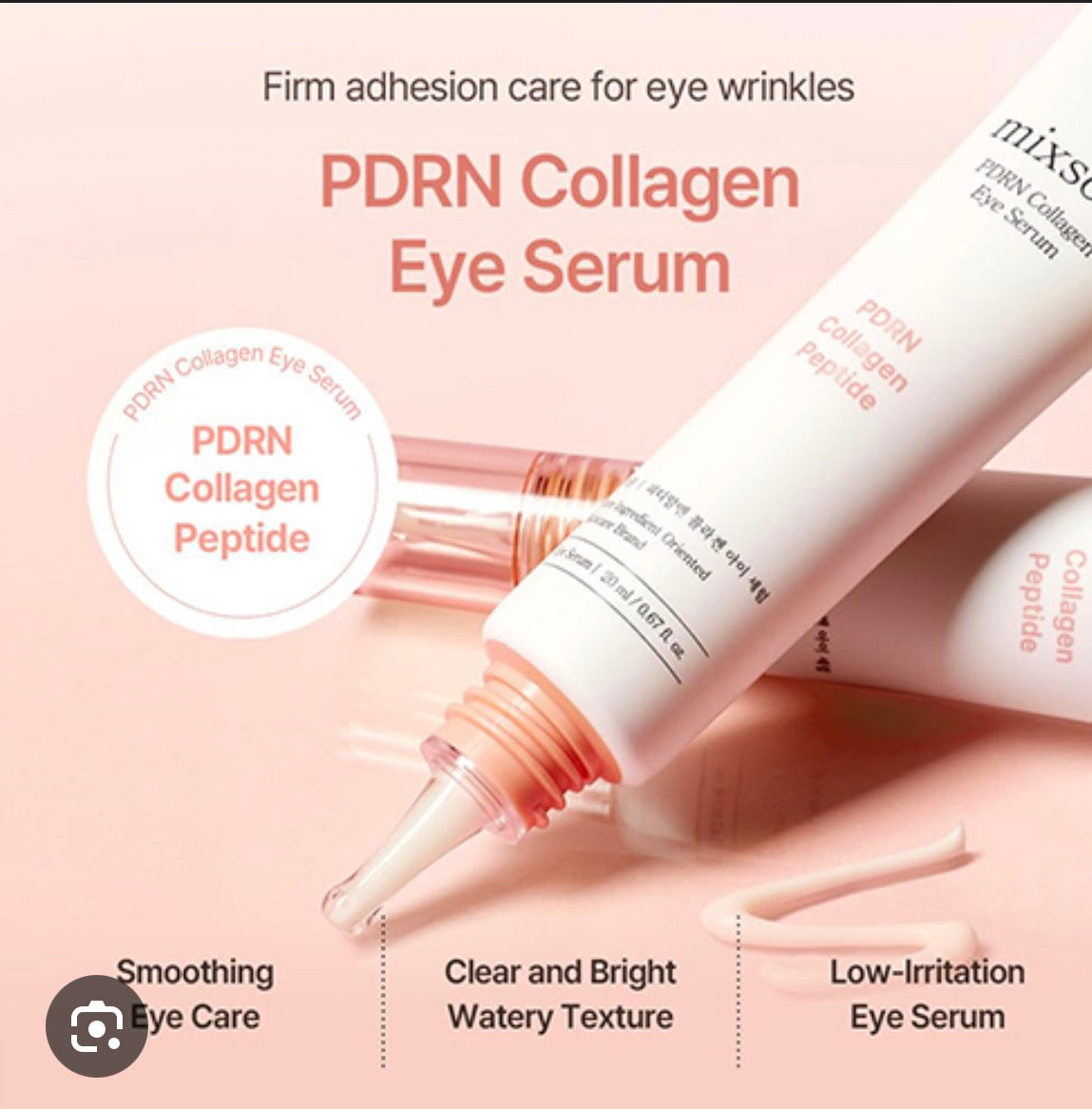 Mixsoon Serum PDRN Collagen Eye Serum 20ml – Advanced Anti-Aging Eye Care